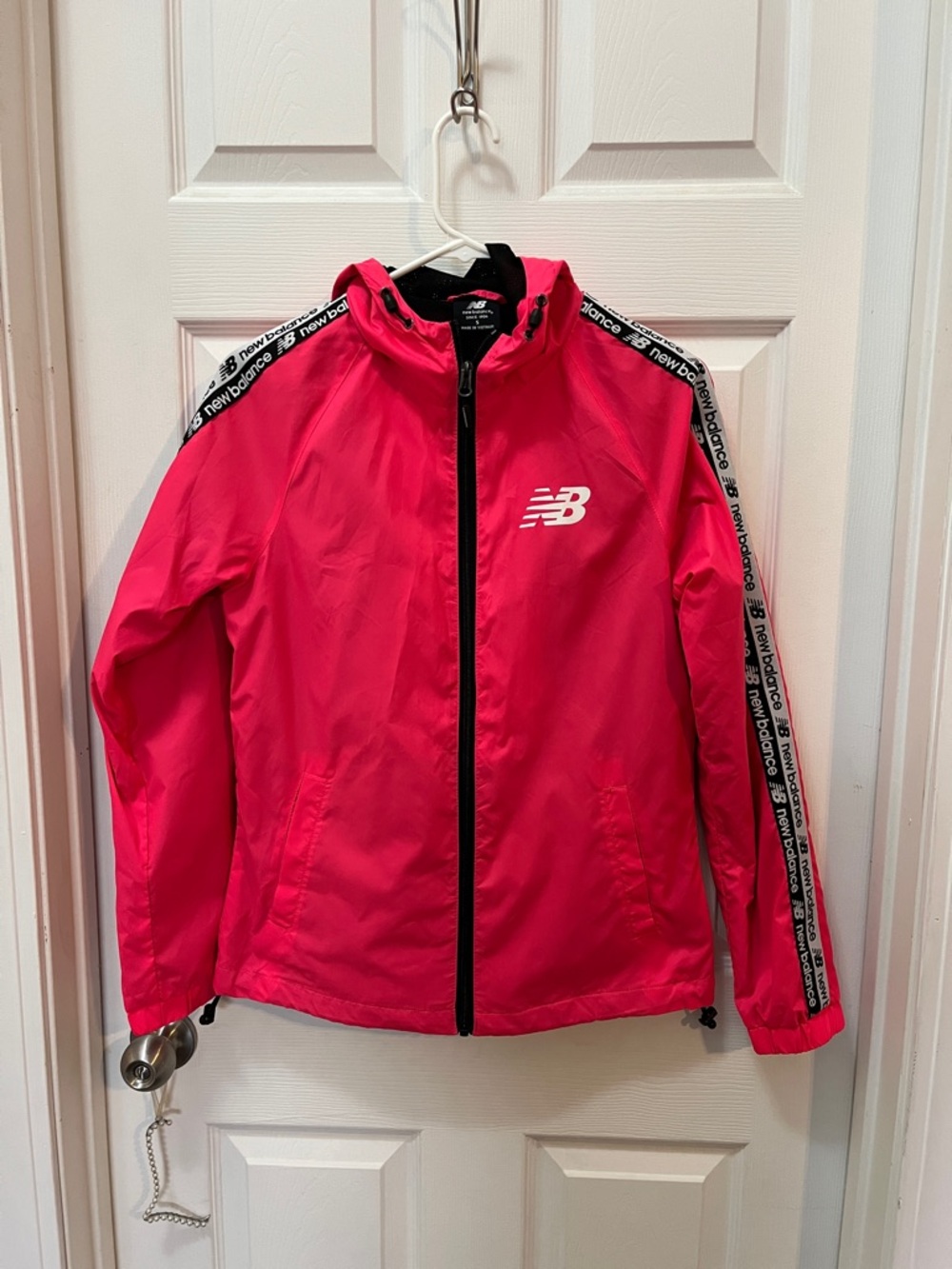 New Balance Hot Pink Windbreaker Jacket